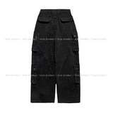 Torti cut stitch denim cargo pants