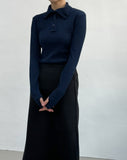Turtleneck Ribbed Warmer T-Shirt