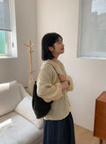 Handka Linen Round Blouse