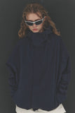 High Neck Hood Windbreaker