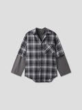 Double Layered Checked Shirt