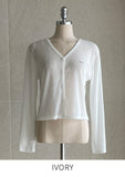 Kiet V-neck pendant knit cardigan