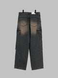 Fake Cargo Denim Pants