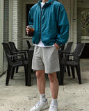 Crop hood windbreaker