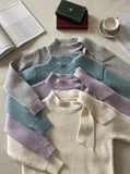 Jewel Tie Half-Neck Hachi Knit