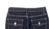 Harden Raw Back Pocket Stitch Bootcut Denim Pants