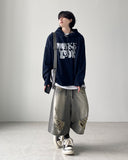 Marble Gray Crop Denim Pants