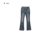 Shingo Stitch Back Pocket Washing Bootcut Denim Pants