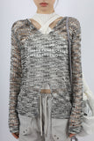 V-Slit Loose Knit