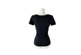 Boin Modal Slim U-Neck Slim Short Sleeve T-shirt