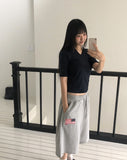 Tiken Stars and Stripes Print Banding Bermuda Pants