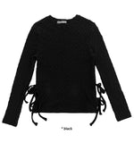 KNOTTY STRAP KNIT TOP