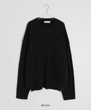 [unisex] Kokini Ribbed Over Round Knit