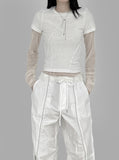 Color Matching Parachute Pants