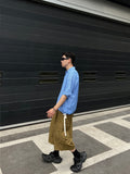 Seersucker Stripe Half Shirt