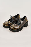 instep cut-out loafer