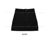 Fuzzy Cargo Pocket Mini Skirt