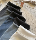 Tommen Brushed Wide Banding Denim Pants