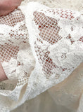Autumn Lace Tiered Unbalanced Skirt