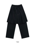 RUSTLE PLEATS SK/WIDE PT