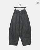 [Non-Fade] Genji Stud Pocket Balloon Fit Denim Long Pants