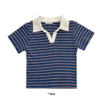 PK STRIPE HALF T
