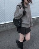 Debyu Pleated Mini Skirt