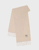 Gingham Wool Muffler