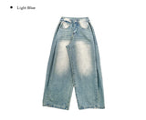 [A/M] Cont Washing Side Pintuck Snap Wide Pants