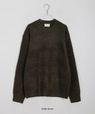 [unisex] Elvan Round Color Over Knit