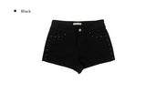 Bustle Rivet Studded Short Pants