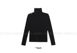 SIDE BUTTON TURTLENECK