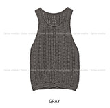 Lucid Whole Garment Sleeveless Knit