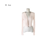 Auti Tencel Open See-through Cardigan