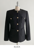 Gerard Pearl Boucle Wool Quilting Half Jacket
