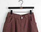 [MADE] Simo Pigment Slits Balloon Banding Cotton Long Wide Pants