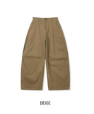 Arc Curved Wide Cotton Pants