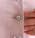Elon Tweed Puff Peplum Blouse Jacket