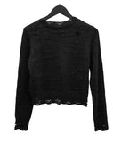 Belle Damage Crop Knit
