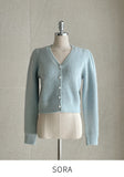 Emd V-neck Angora Knit Cardigan