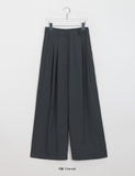 Link Pintuck Wide Slacks