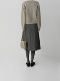 Wool Whole Garment Round Knit