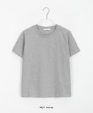 Shotani Color Basic Crop Short Sleeve Tee