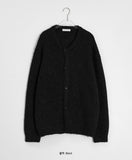 [unisex] Tipony Alpaca Round Over Wool Knit Cardigan