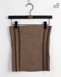 Beart Side Line Sporty Hip Banding Tank Top Tube Top