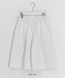 Swinn Pintuck Belt Banding Bermuda Pants