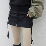 Vne Nylon String Mini Skirt
