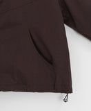 Berndi Check Crop Hood Windbreaker Zip-Up Jumper