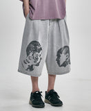 DHM MUIL Washed Denim Bermuda Shorts