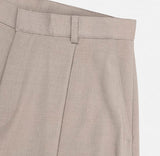 Polish pintuck wide slacks